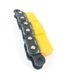08B conveyor chains with vulcanized elastomer profiles