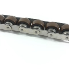 BS25 pitch 25.4mm double plus chains with nylon rollers