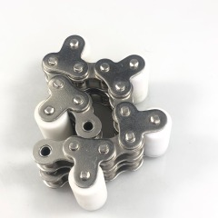 double pitch chains with top rollers
