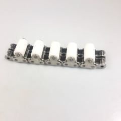 double pitch chains with top rollers