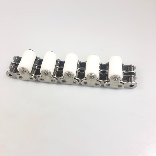 double pitch chains with top rollers