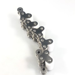 double pitch chains with top rollers