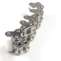 double pitch chains with top rollers