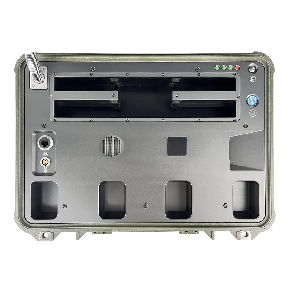 Portabal and autonomous Drone monitoring equipment which can locate