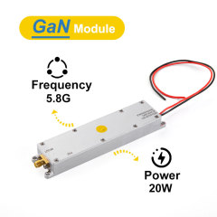 5.8G 5.8Ghz 20W GAN Power RF detect module for anti drone system autel mavic 3 counter fpv C-UAS djis countermeasure amplifier