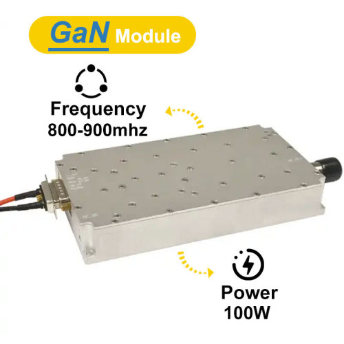 800-900mhz 100W GaN Amplifier Anti drone Suppression 700-1100mhz module for anti drone system anti FPV RF power amplifier