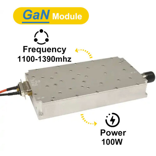 1100-1390mhz 100W GaN Amplifier Anti drone Suppression 700-1100mhz module for anti drone system anti FPV RF power amplifier