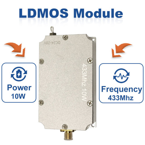 433Mhz 10W LDMOS anti drone modules 10w for anti drone system autel anti-fpv PA module power amplifier tatusky module anti drone FPV DJI