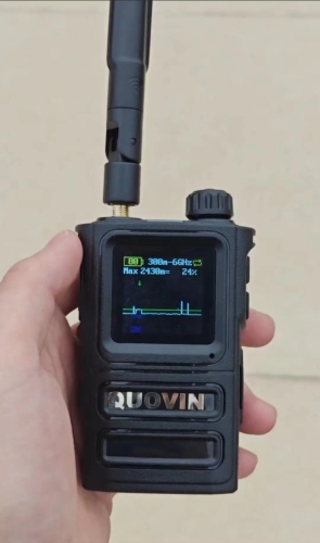Handheld 300M-6GHz Portable Full Bnad Anti FPV UAV Drone Detection System Ultra-wide Full-Band Antenna Identify DJI