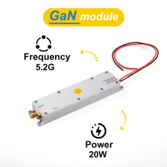 5.2GHz/5.8GHz 20W GaN RF Power Amplifier High Power Drone Counter Module for mavic3 fpv djis autel Anti FPV Defense System