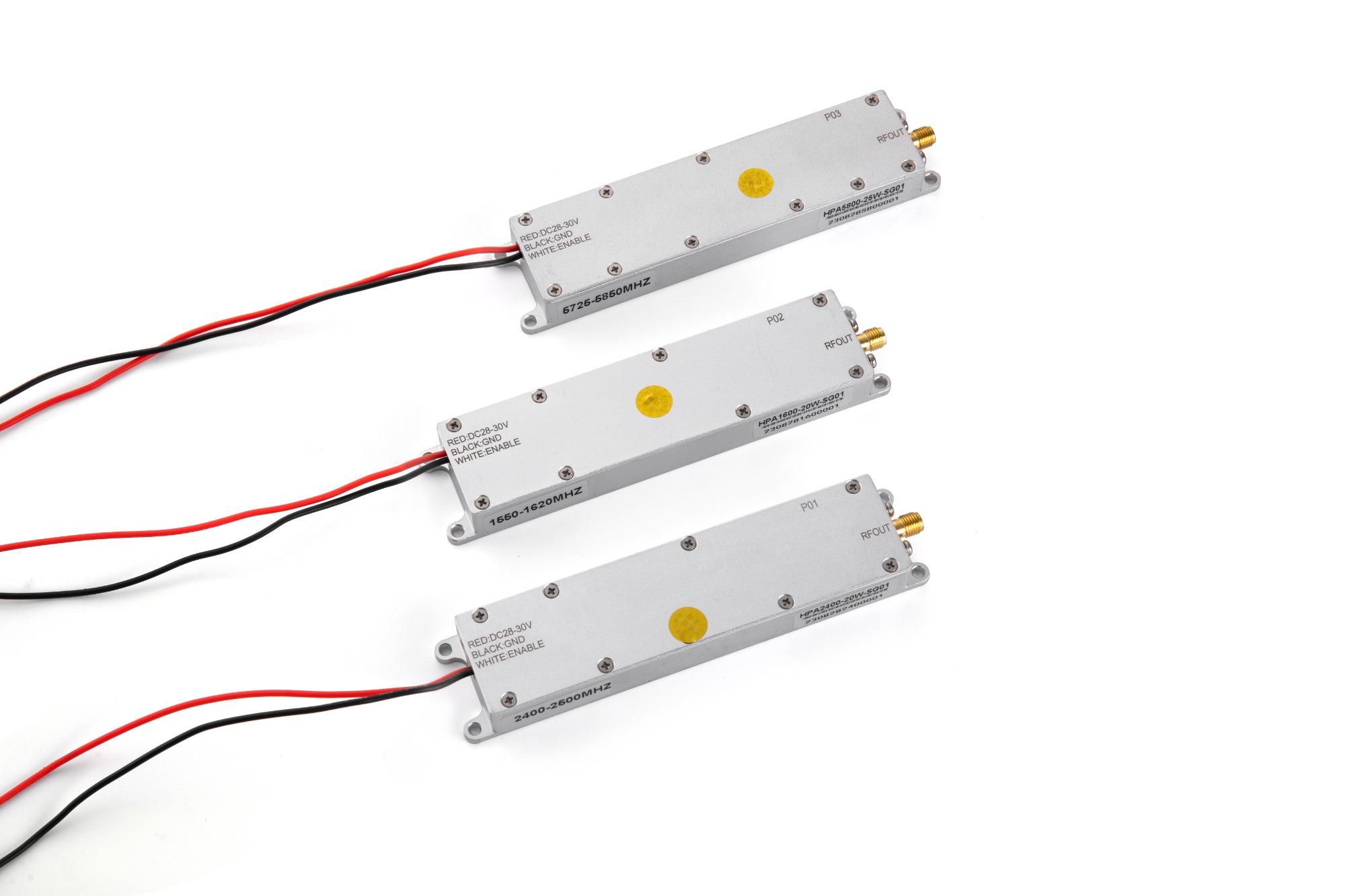 5.2GHz/5.8GHz 20W GaN RF Power Amplifier High Power Drone Counter Module for mavic3 fpv djis autel Anti FPV Defense System