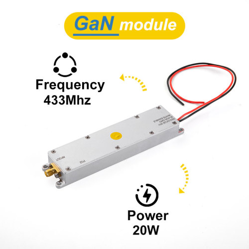 433Mhz 20W GAN Power RF detect module for anti drone system autel mavic 3 counter fpv C-UAS djis countermeasure amplifier