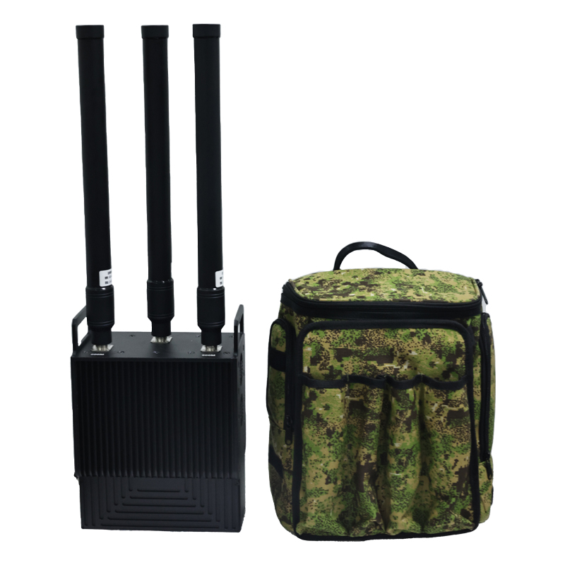 50W, 433Mhz, 700MHZ, 800MHZ, 900MHZ, 1000mhz, 2.4Ghz Wearable AntiDrone Small Backpack Drone