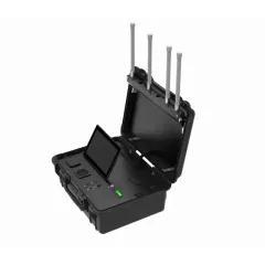 Suitcase Portable UAV FPV monitoring equipment can locate position drone and pilot comprehensive detection platform VS DJI aeroscope mobile G8 G16 detect dji autel fpv mavic 900MHz 1.2GHz 2.4GHz 5.2GHz 5.8GHz