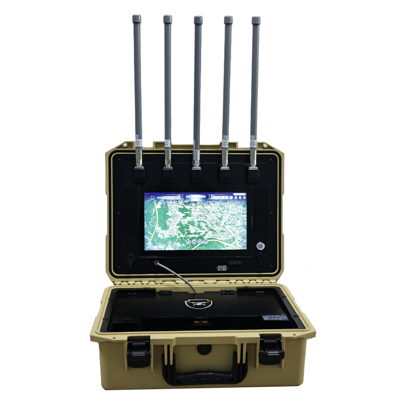 Portable Suitcase UAV Defense System with 8 KM Range and 24/7 Uninterrupted Monitoring for Drone Detection