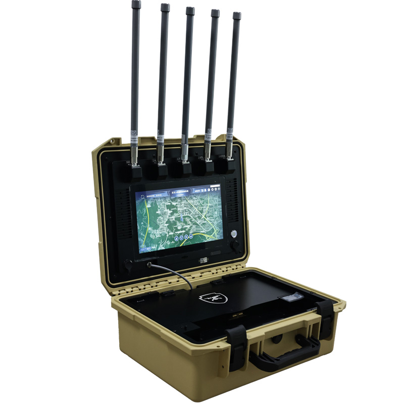 Portable Suitcase UAV Defense System with 8 KM Range and 24/7 Uninterrupted Monitoring for Drone Detection