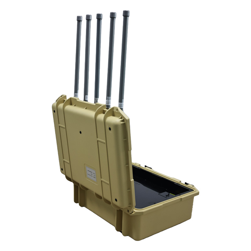 Portable Suitcase UAV Defense System with 8 KM Range and 24/7 Uninterrupted Monitoring for Drone Detection