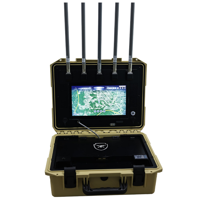 Portable Suitcase UAV Defense System with 8 KM Range and 24/7 Uninterrupted Monitoring for Drone Detection
