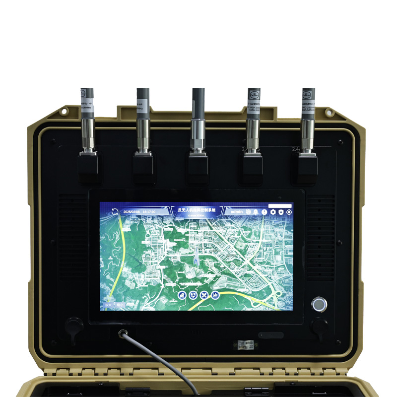 Portable Suitcase UAV Defense System with 8 KM Range and 24/7 Uninterrupted Monitoring for Drone Detection
