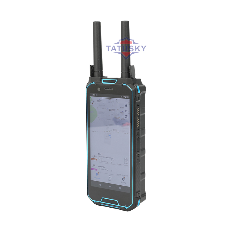 100-6000MHZ full band drone detection with loaction and tracking routine antin drone 1-3km drone detection
