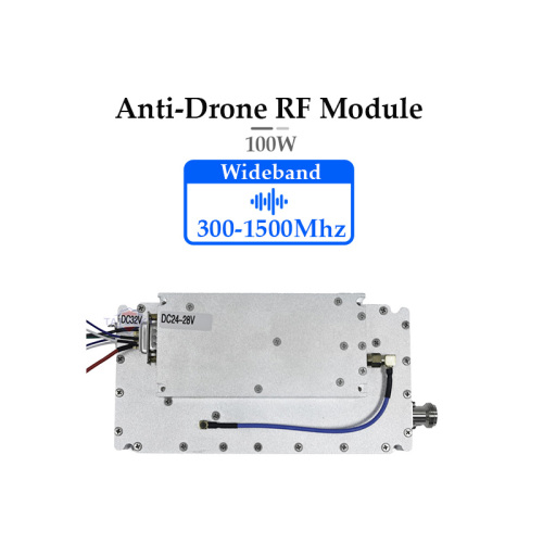 Broadband Anti Drone Module (300-1500Mhz) – 50W/100W Dual-Function Amplifier Source, Including Amplifier + Noise Source RF Power, Drone Counter