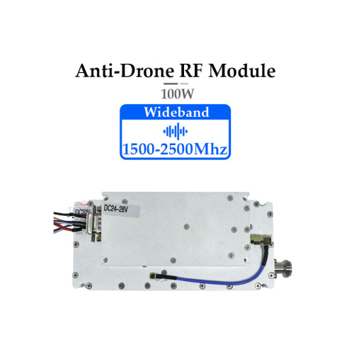 100W 1500-2500MHz Wide-band GAN Anti-drone RF VCO Module for Drone Defense DJI,AUTEL,FPV