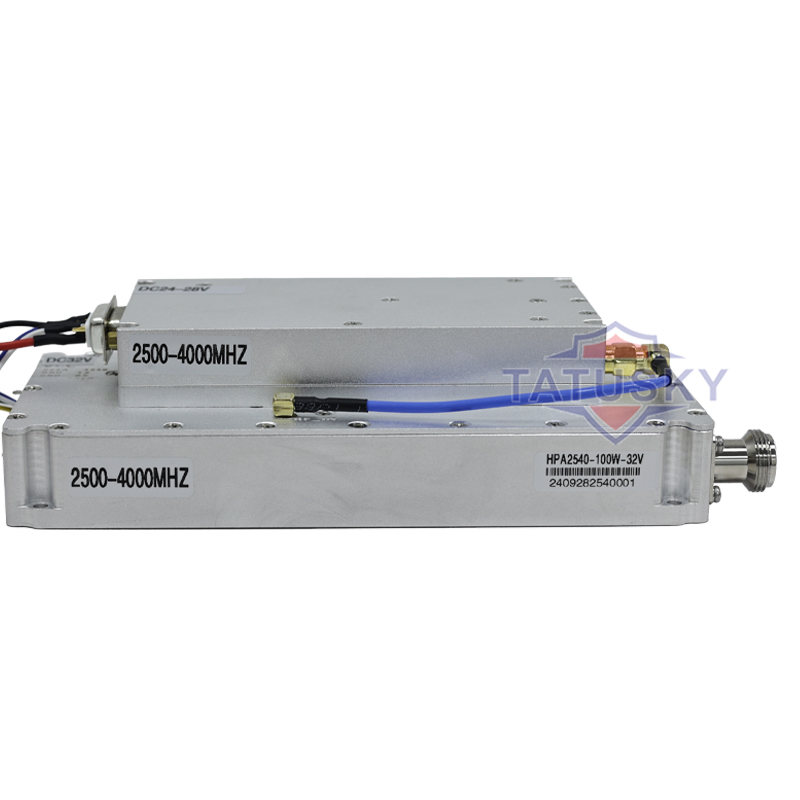 100W GaN LoRa Anti-Drone Module (2500-4000MHz) : RF Power Amplifier with Circulator, Supporting FPV Strike (Compatible with DJI Mavic and Other Drone