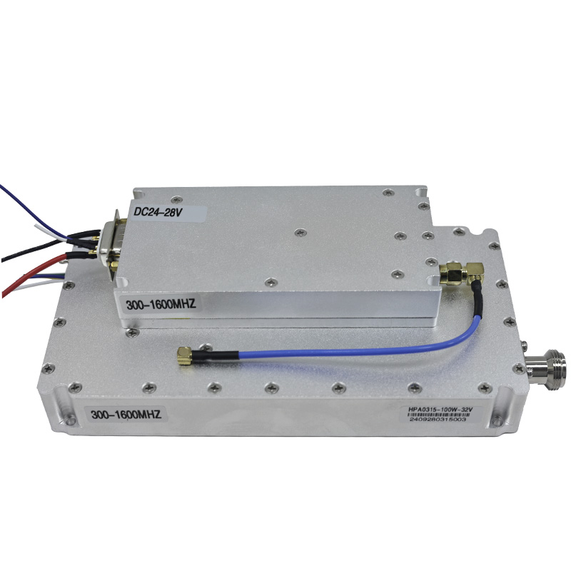 100W GaN LoRa Anti-Drone Module (300-1500MHz) : RF Power Amplifier with Circulator, Supporting Portable/FPV Strikes, Compatible with DJI