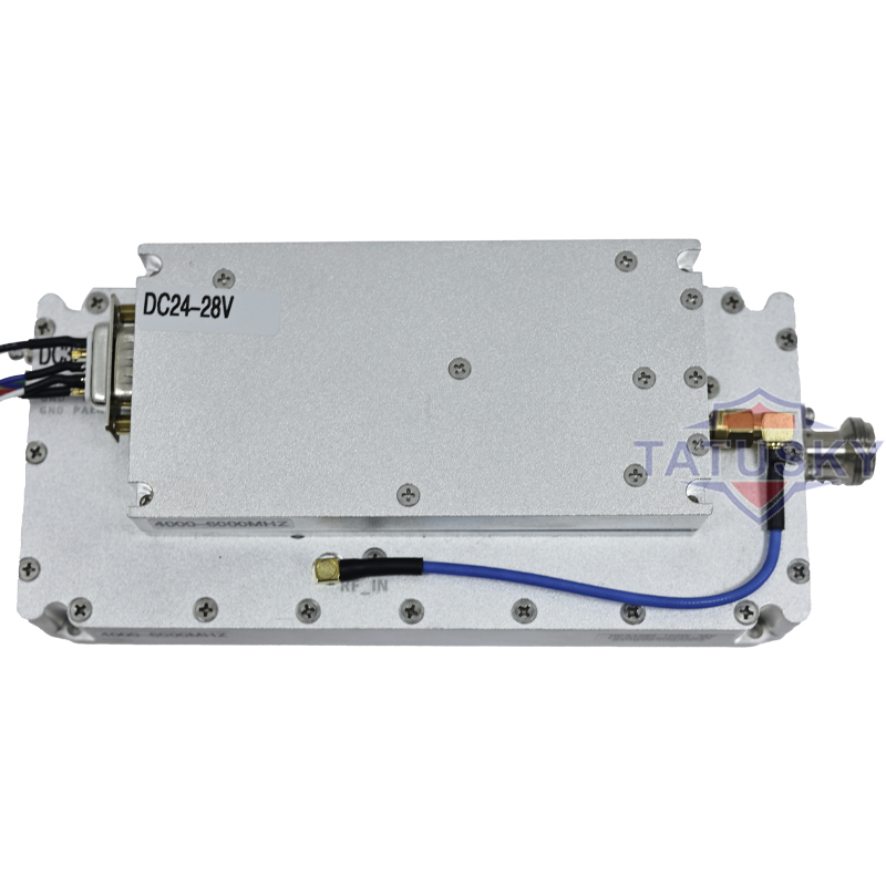 100W C-Band GaN RF Amplifier Module｜4000-6000MHz Noise Source｜Anti-Drone System Core for DJI/AUTEL/FPV Defense