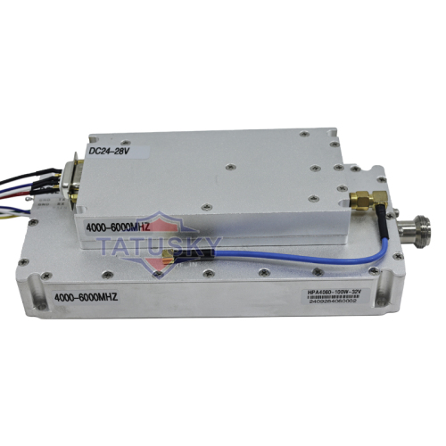 100W C-Band GaN RF Amplifier Module｜4000-6000MHz Noise Source｜Anti-Drone System Core for DJI/AUTEL/FPV Defense