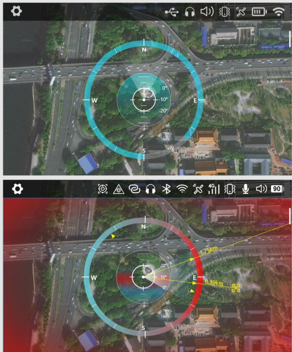 Handheld Portable Anti-Drone Integrated Device (3KM Range) – Detection, Positioning & Jamming for 300M-6Ghz, Compatible with 900M 1.5G 2.4G 5.2G 5.8G UAV FPV