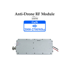 100W 2000-2700MHz Wideband GaN Anti-Drone Module Electric Bridge 2 Transistors with Isolator for FPV Anti Drone System C-Uas Mavic 3 Autel Fpv Ua Poland RF Module