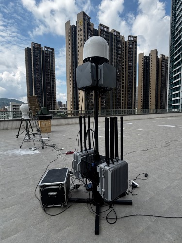 10KM Range Fixed Anti Drone System | 70MHz-6GHz Full Bands +13 Jamming Bands, 24/7 Unattended | FPV Detection, Video Capture for Border Security