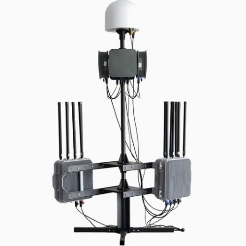 Border Drone Defense Fixed System: 10KM Detection Range (70MHz-6GHz Full Bands) | 13 Jamming Bands, 24/7 Unattended, FPV Detection &amp; Video Capture
