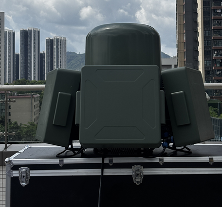 Vehicle-Mounted Anti-UAV Solution: 300M-6GHz Full Band 5KM Detection Integrated Detection & Jamming for UAV Defense DJI, ANTUEL, FIMI, FPV Drones