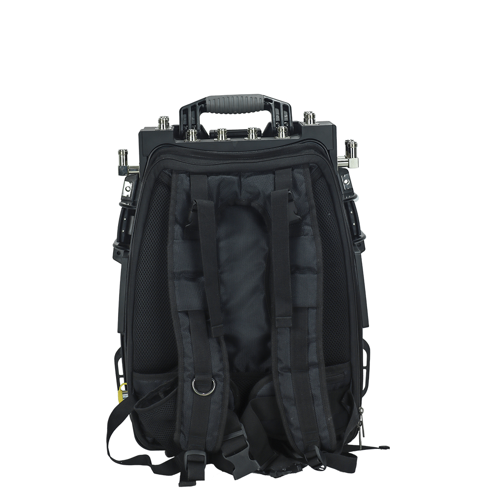 Portable Backpack 2-in-1 Anti-Drone System | 3KM Range, 100MHz–6GHz Detection & Jamming for 2.4G/5.2G/5.8G FPV UAVs | Lightweight C-UAV Solution
