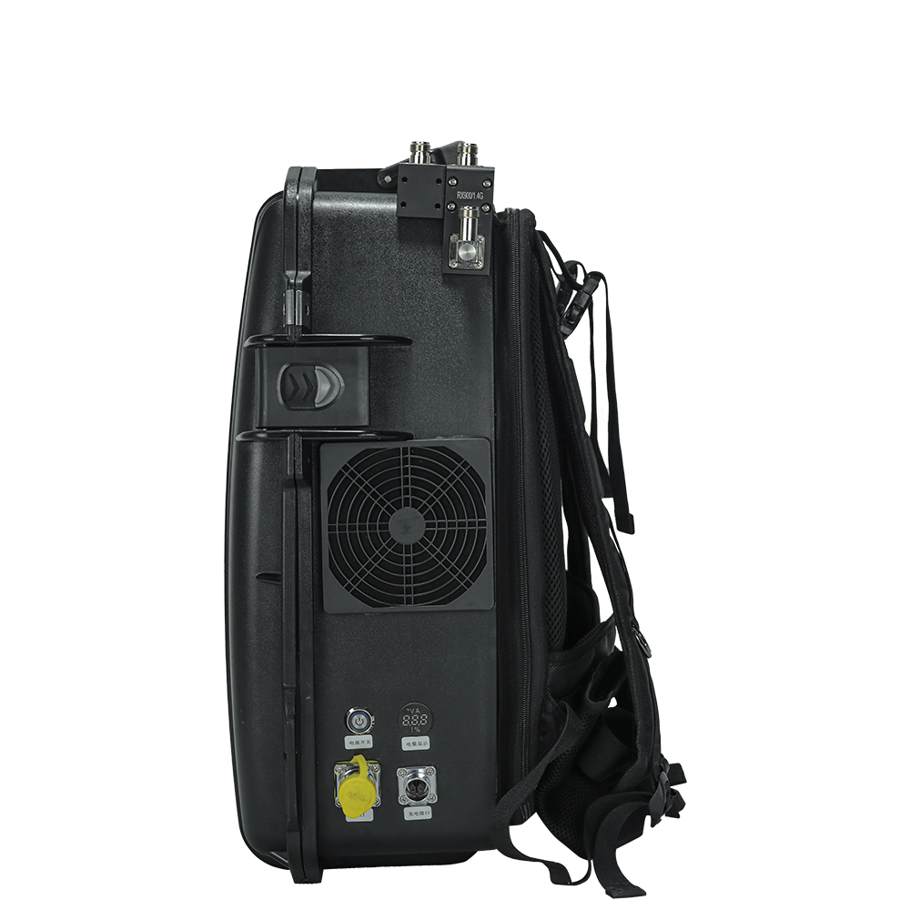Portable Backpack 2-in-1 Anti-Drone System | 3KM Range, 100MHz–6GHz Detection & Jamming for 2.4G/5.2G/5.8G FPV UAVs | Lightweight C-UAV Solution