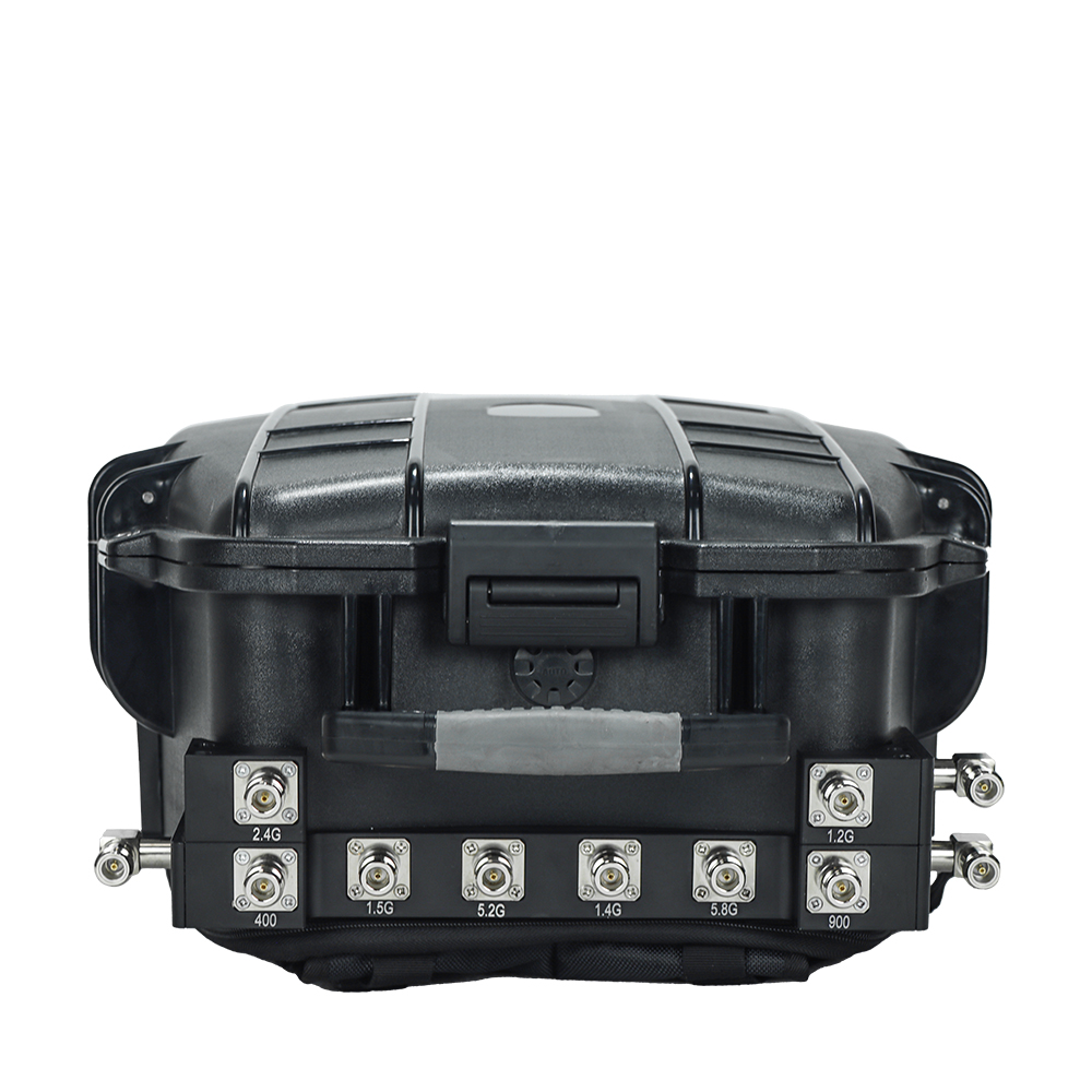 Portable Backpack 2-in-1 Anti-Drone System | 3KM Range, 100MHz–6GHz Detection & Jamming for 2.4G/5.2G/5.8G FPV UAVs | Lightweight C-UAV Solution