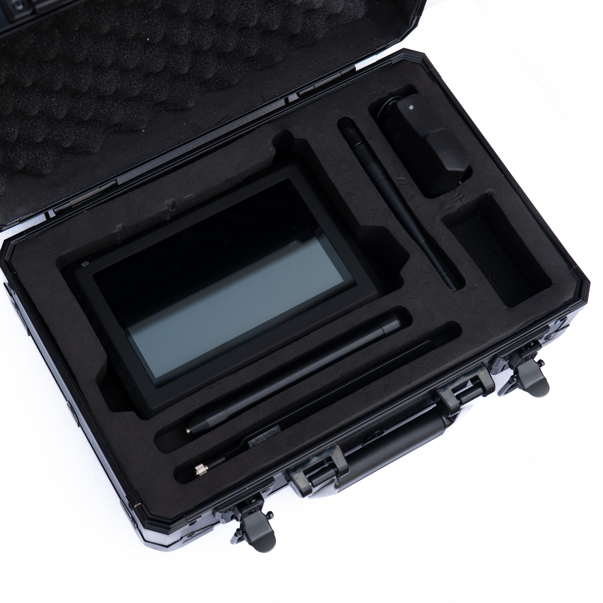 Portable 70MHz–6.2GHz Full-Band Drone Detector – 1 Host + N Wristband Displays, FPV/RF Signal Anti-UAV System with Touch Screen