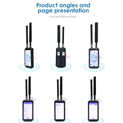 Advanced Handheld Anti-Drone Detector | 3KM UAV & FPV Signal Detection 100MHz–6GHz | Smart Portable Security Solution