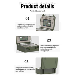 Portable Counter-Drone System | 10KM Long-Range UAV Detection & Tracking | 100MHz–6.2GHz Field Security Solution