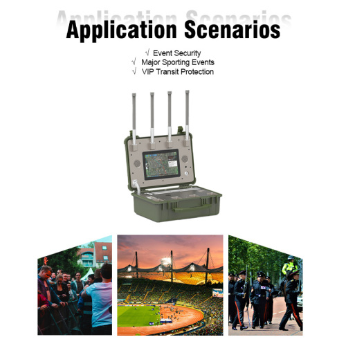 Portable Counter-Drone System | 10KM Long-Range UAV Detection & Tracking | 100MHz–6.2GHz Field Security Solution