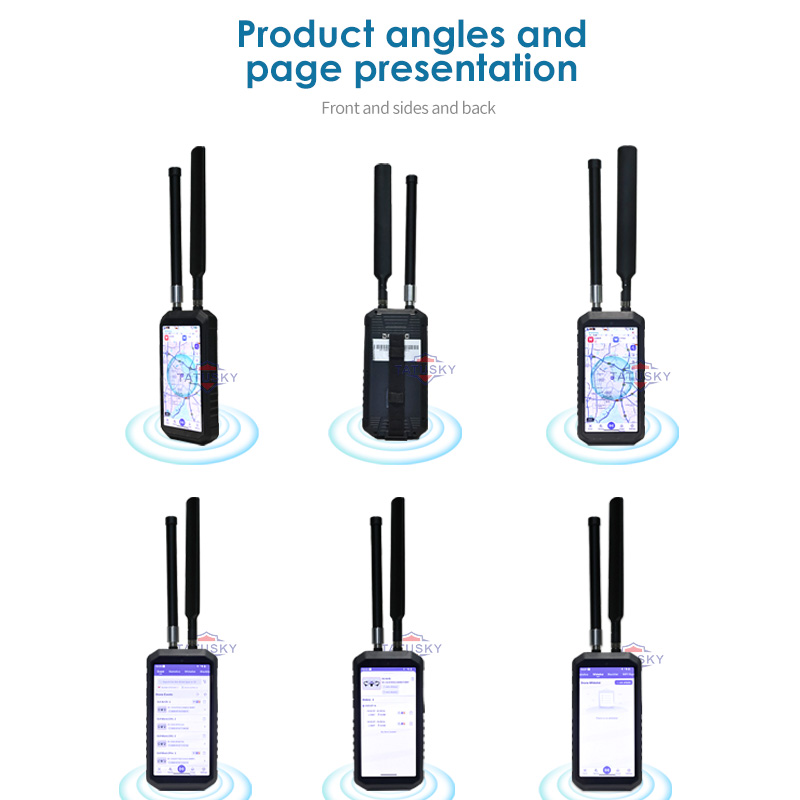 3KM Handheld Drone Detector | 100MHz–6GHz Full-Band UAV Detection & GPS Tracking | Portable Security Device for Field Operations