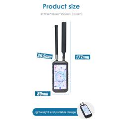 3KM Handheld Drone Detector | 100MHz–6GHz Full-Band UAV Detection & GPS Tracking | Portable Security Device for Field Operations