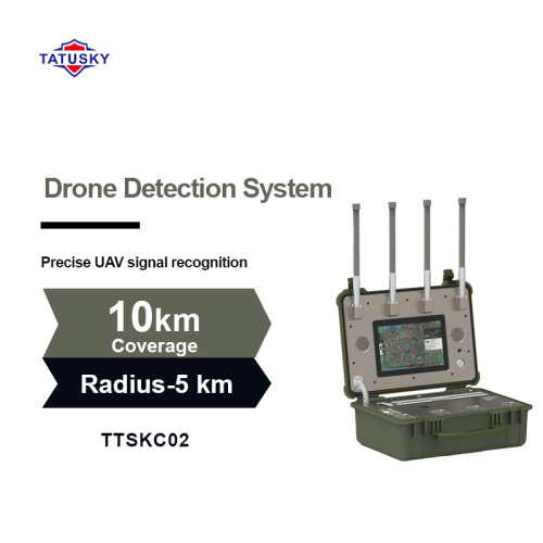 Professional 10KM Counter-UAV System | 100MHz–6.2GHz Wideband Detection &amp; Real-Time Target Positioning