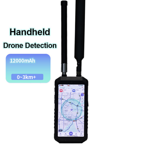 Advanced Handheld Anti-Drone Detector | 3KM UAV & FPV Signal Detection 100MHz–6GHz | Smart Portable Security Solution