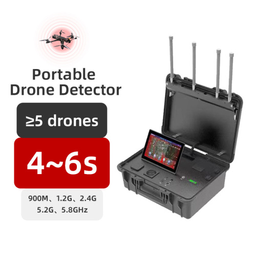 Long-Range 10km Portable Drone Detector | Full-Band UAV Tracking &amp; Anti-Drone RF Solution | Real-Time Alerts for FPV Drones, Commercial UAVs, and Security Protection
