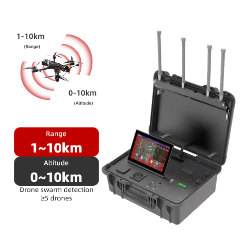 Advanced Portable Drone Detection System | 10km Range Full-Band UAV Locator | RF-Based Anti-Drone Solution for FPV, DJI, Autel &amp; Commercial Drone Threat Defense