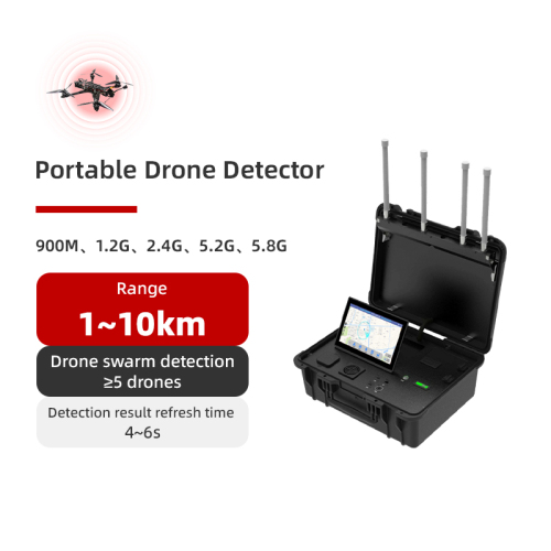 10km Portable Drone Detector | Full-Band RF UAV Detection &amp; Location System | Real-Time Drone Tracking, Long-Range FPV Defense &amp; Commercial Anti-Drone Solution for Airspace Security