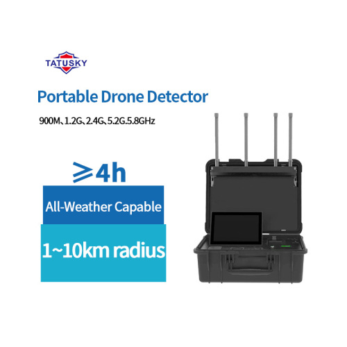 10km Portable Drone Detector | Full-Band UAV Detection &amp; Location Tracking | RF Anti-Drone Solution with Real-Time Alerts, Long-Range FPV &amp; Commercial Drone Protection System